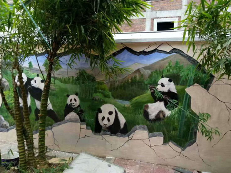 熊猫主题3d画