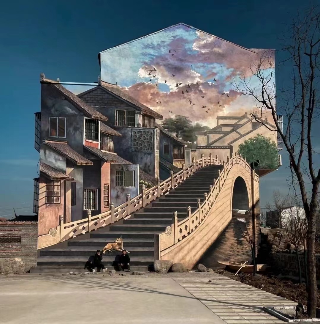 3D墙绘案例-手绘坦克-手绘变形金钢杭州怡丽墙绘