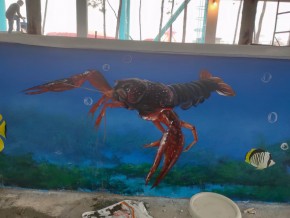 杭州3D手绘墙绘-海底世界墙绘