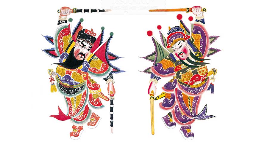 门神墙绘素材.jpg
