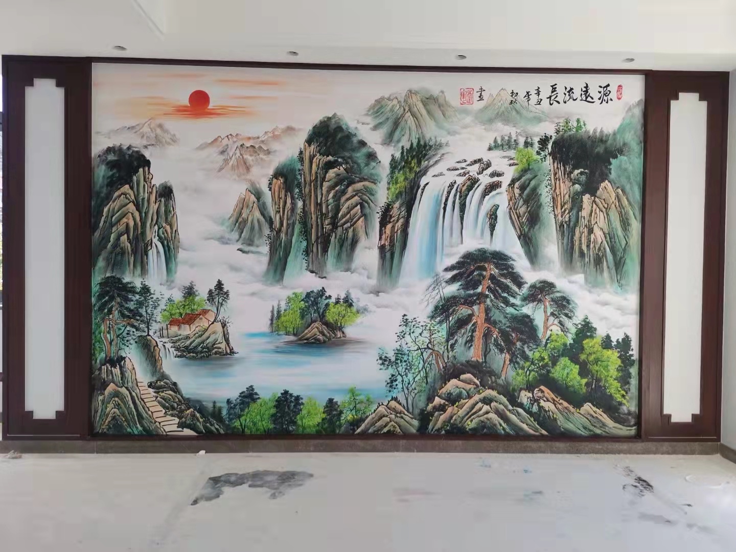 手绘山水墙绘彩绘壁画.jpeg