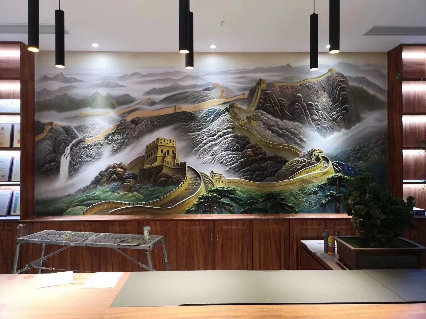 3D立体浮雕墙绘长城.jpeg