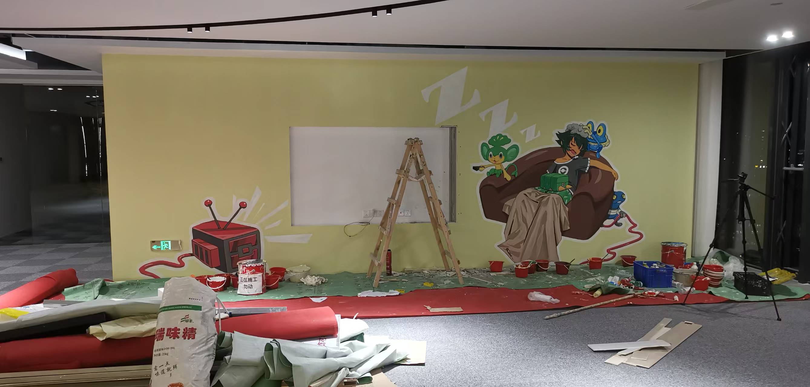 杭州彩绘公司卡通墙案例.jpg